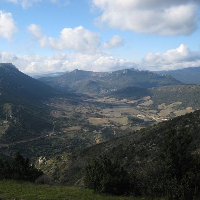 Paysage des Corbières sauvages